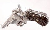 ANTIQUE THE GUARDIAN AMERICAN MODEL OF 1878 7mm PINFIRE DA ENGRAVED REVOLVER. NO FFL. - 4 of 7