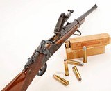 ANTIQUE SPRINGFIELD TRAPDOOR CARBINE US ARMY M 1884 45-70 GOV. TANG PEEP SIGHT REBUILT EXCELLENT. NO FFL - 3 of 7