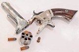 ANTIQUE SMITH & WESSON MODEL No1. SCOND ISSUE TIP-UP .22RF SHORT 7 ROUND S.A. REVOLVER. NO FFL. - 2 of 4