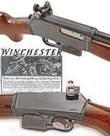 WINCHESTER 1907.351WSL CAL. SEMI AUTO TAKE DOWN With PEEP SIGHT. EXCELLENT. C&R. - 2 of 6