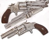 ANTIQUE MARLIN 38 STANDARD 1878 S.A. 5 ROUND .38 SMITH & WESSON CAL. POCKET REVOLVER. NO FFL. - 1 of 6