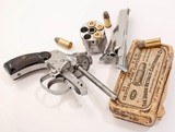 ANTIQUE MERWIN HULBERT SMALL FRAME DOUBLE ACTION 32 SMITH & WESSON REVOLVER. NO FFL. - 4 of 7