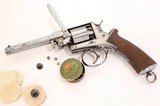 ANTIQUE BEAUMONT ADAMS 32 PERCUSSION D.A. CIVIL WAR 6 ROUND GERMAN REVOLVER. NO FFL. - 3 of 7