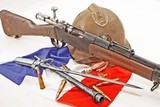 FRENCH LEBEL M 1886-93 8x50R CAL. WWI BOLT ACTION BATTLE RIFLE + BAYONET. C&R - 2 of 8