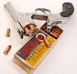 ANTIQUE HARRINGTON RICHARDSON HAND EJECTOR TOP BREAK D.A. 32 S&W 6 ROUND REVOLVER. NO FFL. - 3 of 7