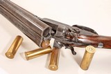 ANTIQUE RARE PARKER BROS. LIFTER ACTION DAMASCUS SxS 10 GA SHOTGUN. NO FFL. - 2 of 6