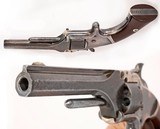 ANTIQUE SMITH & WESSON MODEL No1. 2nd ISSUE TIP-UP .22RF SHORT 7 ROUND S.A. CIVIL WAR REVOLVER. NO FFL. - 4 of 4