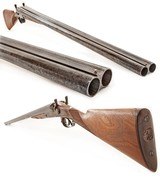 ANTIQUE RARE PARKER BROS. LIFTER ACTION DAMASCUS SxS 12 GA SHOTGUN. NO FFL. - 2 of 7