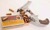 ANTIQUE SMITH & WESSON MODEL No.1-1/2 SINGLE ACTION .32 S&W 5 ROUND REVOLVER. NO FFL. - 2 of 6