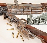 RARE FRENCH ANTIQUE BUFFALO LEBEL St ETIENNE .22 WCF CADET SCHOOL TRAINING CARBINE EXCELLENT. NO FFL. - 2 of 7