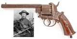 ANTIQUE LEFAUCHEUX MODEL 1854 12mm PINFIRE CIVIL WAR REVOLVER. NO FFL. - 1 of 5