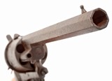 ANTIQUE LEFAUCHEUX MODEL 1854 12mm PINFIRE CIVIL WAR REVOLVER. NO FFL. - 4 of 5