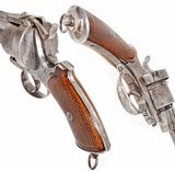 ANTIQUE LARGE ENGRAVED LEFAUCHEUX 12mm PINFIRE CIVIL WAR 6 ROUND REVOLVER. NO FFL. - 5 of 6