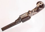 ANTIQUE RARE MOORE'S PATENT FIREARMS CO. 32 TEAT-FIRE CAL. 6 RD ENGRAVED REVOLVER. - 5 of 5