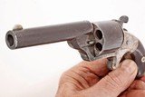 ANTIQUE RARE MOORE'S PATENT FIREARMS CO. 32 TEAT-FIRE CAL. 6 RD ENGRAVED REVOLVER. - 4 of 5