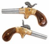 ANTIQUE HERO A.S.T.Co. 36 CAL. SINGLE SHOT PERCUSSION DERRINGER. NO FFL. - 1 of 4