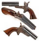 ANTIQUE C. SHARPS & HANKINS MODEL 3 .32RF CIVIL WAR 4-SHOT PEPPERBOX PISTOL. EXCELLENT. NO FFL. - 1 of 6