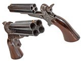 ANTIQUE C. SHARPS & HANKINS MODEL 3 .32RF CIVIL WAR 4-SHOT PEPPERBOX PISTOL. EXCELLENT. NO FFL. - 2 of 6