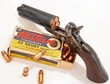 ANTIQUE C. SHARPS & HANKINS MODEL 3 .32RF CIVIL WAR 4-SHOT PEPPERBOX PISTOL. EXCELLENT. NO FFL. - 3 of 6
