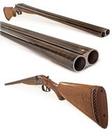 ANTIQUE KING NITRO HAMMERLESS DAMASCUS SxS 12GA SHOTGUN EXCELLENT. NO FFL. - 2 of 6