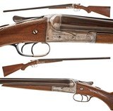 ANTIQUE ENGRAVED A.X. FOX STERLINGWORTH SxS 12GA HAMMERLESS SHOTGUN. VERY GOOD. NO FFL. - 1 of 6