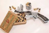 ANTIQUE MARLIN 38 STANDARD 1878 S.A. 5 ROUND .38 SMITH & WESSON REVOLVER With HOLSTER. NO FFL. - 3 of 6