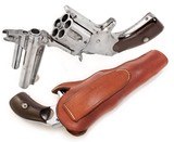 ANTIQUE MARLIN 38 STANDARD 1878 S.A. 5 ROUND .38 SMITH & WESSON REVOLVER With HOLSTER. NO FFL. - 5 of 6