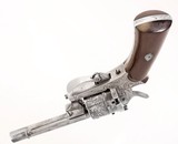 ANTIQUE ENGRAVED CIVIL WAR FRENCH LEFAUCHEUX 6 ROUND D.A. 7mm PINFIRE REVOLVER. NO FFL. - 5 of 5