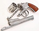 ANTIQUE RARE ANTIQUE MERWIN HULBERT SMALL FRAME D.A. 7 ROUND 32 S&W 5.5 BARREL REVOLVER. NO FFL. - 3 of 6