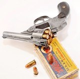 ANTIQUE IVER JOHNSON HAMMERLESS DOUBLE ACTION 32 S&W 5 ROUND REVOLVER. NO FFL. - 3 of 5