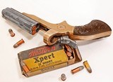 ANTIQUE C.SHARPS MODEL 1 4-SHOT PEPPERBOX PAT. 1859 22 RF CIVIL WAR PISTOL. NO FFL. - 2 of 4