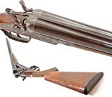 ANTIQUE PARKER BROS. SXS DAMASCUS HAMMERED .12GA SHOTGUN. NO FFL - 4 of 6