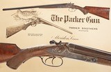 ANTIQUE PARKER BROS. SXS DAMASCUS HAMMERED .12GA SHOTGUN. NO FFL