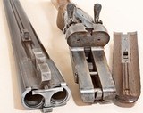 ANTIQUE PARKER BROS. SXS DAMASCUS HAMMERED .12GA SHOTGUN. NO FFL - 5 of 6