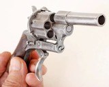 ANTIQUE CIVIL WAR LEFAUCHEUX 6 ROUND D.A. 7mm PINFIRE REVOLVER. NO FFL. - 3 of 5