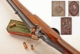 ANTIQUE FLOBERT MILITARY SCHOOL 8mm/.32 RF EXCELLENT. NO FFL. - 2 of 6