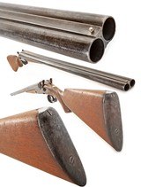 ANTIQUE PARKER BROS. PROJECT SXS DAMASCUS HAMMERED .12GA SHOTGUN. NO FFL - 3 of 6