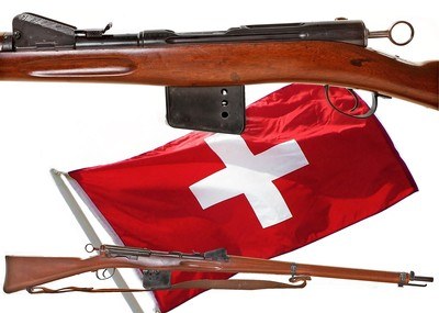 ANTIQUE SWISS SCHMIDT RUBIN M1889 STRAIGHT PULL MILITARY 12 ROUND RIFLE EXCELLENT. NO FFL.