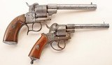 2x CIVIL WAR LEFAUCHEUX PINFIRE 12mm & 9mm REVOLVERS - Image 1 of 7