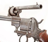 2x CIVIL WAR LEFAUCHEUX PINFIRE 12mm & 9mm REVOLVERS - Image 4 of 7