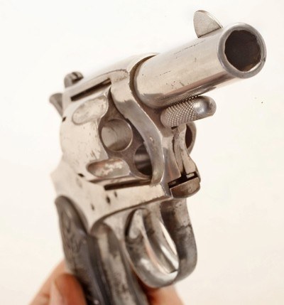 ANTIQUE SCARCE AMERICAN EAGLE IVER JOHNSON 38RF 5 ROUND DA REVOLVER. NO FFL.. - Image 4 of 6