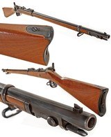 ANTIQUE SPRINGFIELD MODEL 1884 MILITARY TRAPDOOR RIFLE RAMROD BAYONET 45-70 GOV. EXCELLENT. NO FFL - 4 of 8