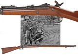 ANTIQUE SPRINGFIELD MODEL 1884 MILITARY TRAPDOOR RIFLE RAMROD BAYONET 45-70 GOV. EXCELLENT. NO FFL - 1 of 8