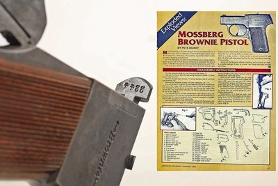 RARE BROWNIE MOSSBERG 4 ROUND PEPPER BOX 22LR EXCELLENT C&R/FFL - Image 4 of 7