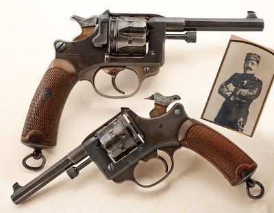 FRENCH ORDNANCE ST ÉTIENNE MODEL 1892 6 ROUND 8mm LEBEL DA REVOLVER. C&R - Image 1 of 6