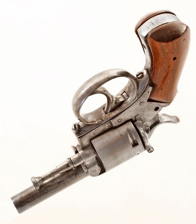 ANTIQUE BRITISH BULLDOG 32 S&W 6 ROUND DOUBLE ACTION REVOLVER. NO FFL. - Image 5 of 6
