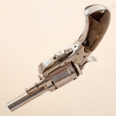 ANTIQUE BRITISH BULLDOG 32 RIMFIRE SHORT 6 ROUND DOUBLE ACTION REVOLVER. NO FFL - Image 4 of 4