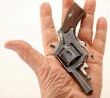 ANTIQUE GERMAN DOUBLE ACTION FOLDING TRIGGER 32 COLT REVOLVER. NO FFL. - Image 2 of 5