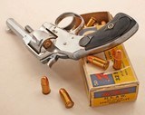 ANTIQUE HOPKINS & ALLEN X.L.3 DOUBLE ACTION 32 S&W CAL. 5 ROUND REVOLVER. NO FFL. - Image 2 of 4