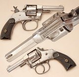 ANTIQUE HOPKINS & ALLEN X.L.3 DOUBLE ACTION 32 S&W CAL. 5 ROUND REVOLVER. NO FFL. - Image 1 of 4